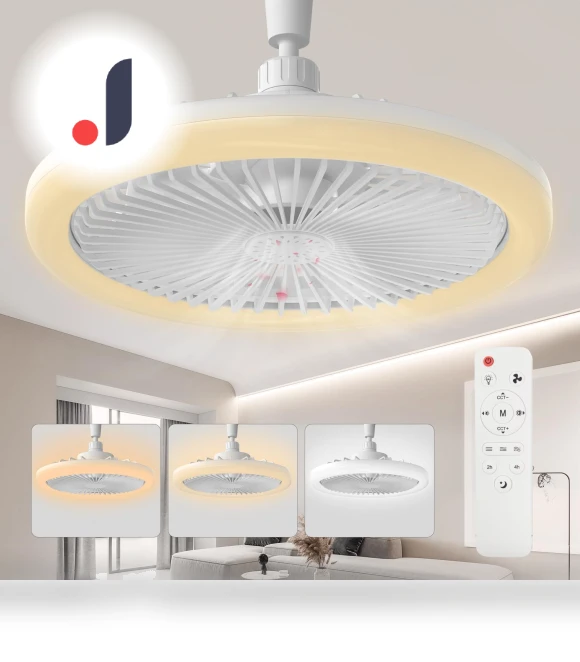 Modern Ceiling Fan with Light — Ceiling Fans, Seahorse Home