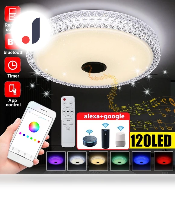 Modern RGB LED Ceiling Light — Overhead Lighting, Decor Dream