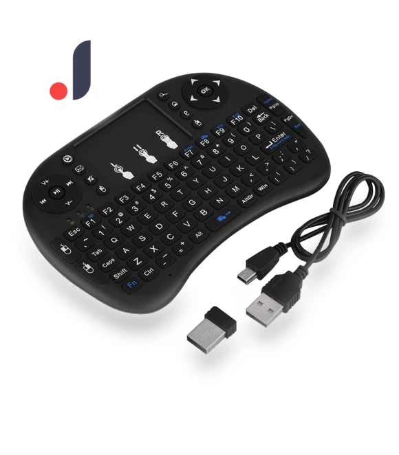 Multifunctional 2.4G Mini Wireless Fly Air Mouse Touch Keyboard — Keyboards, DIYelecs