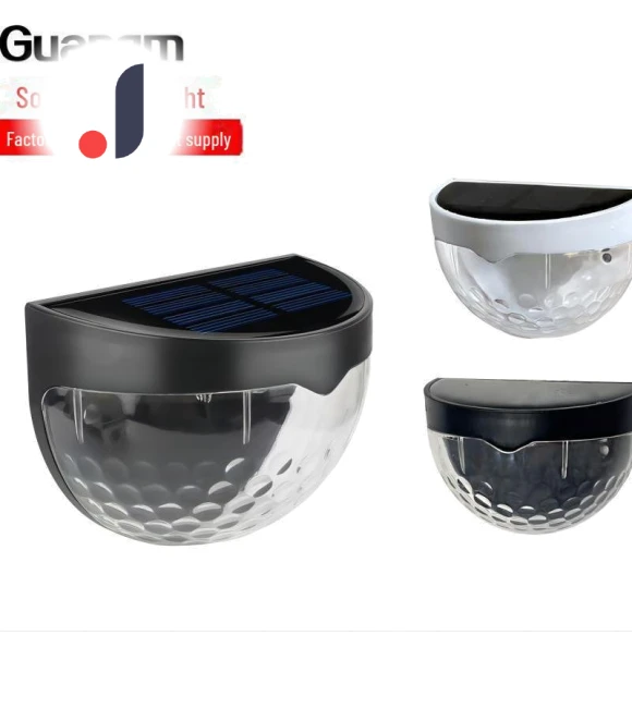 Semi-circular Solar Outdoor Fence Light — Outdoor Security & Flood Lighting, AI Market