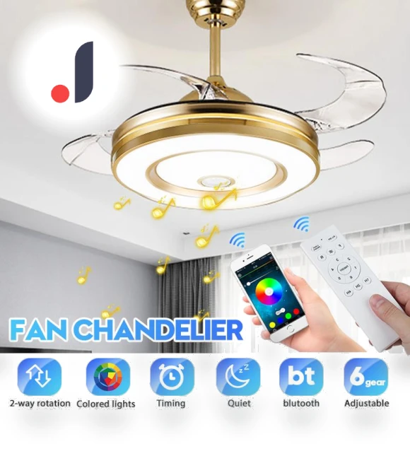 Smart Ceiling Fan with Light and Speaker — Ceiling Fan Wall Controls, Pro DIY Tool
