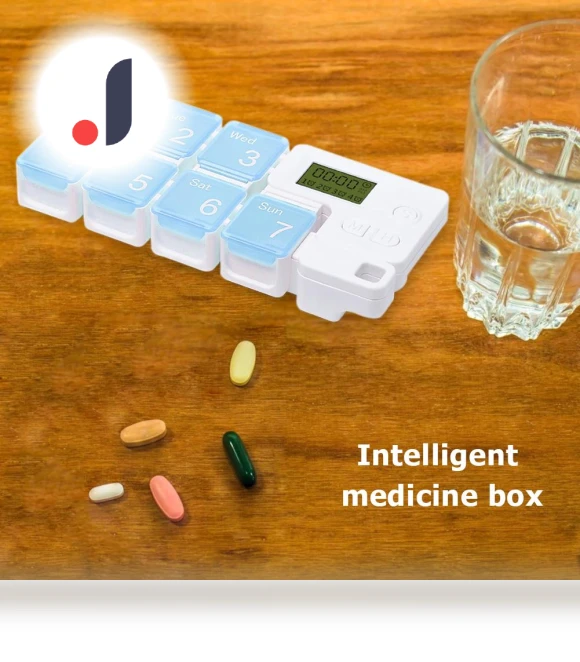 Smart Pill Organizer for 7 Days — Medication Accessories, Chic Home