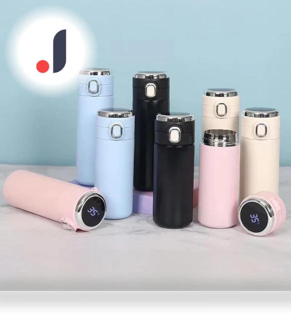 Smart Thermos with Temperature Display — Travel Drinkware, GearUp AutoMoto