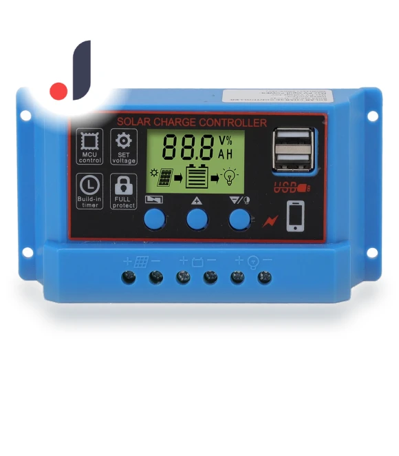 Solar Charge Controller with LCD Display — Power Management, OutsideWorld