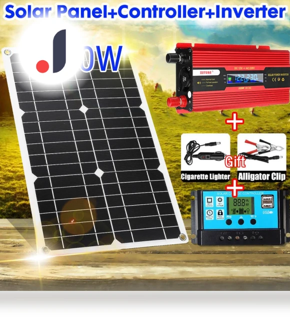 Solar Energy System 4000W — Power Inverters, WJ hey
