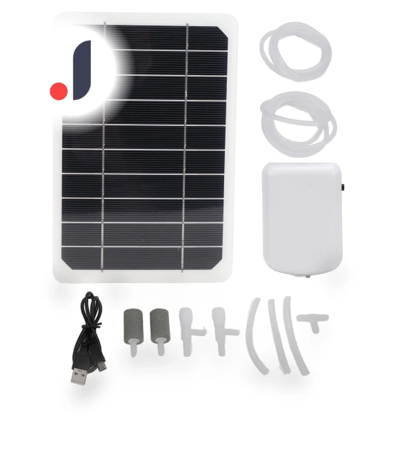 Solar Pond Aerator — Water Gardens, Fishine