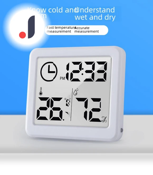 Thin Digital Indoor Thermometer and Hygrometer — Home Climate Control, TrendVibeCN