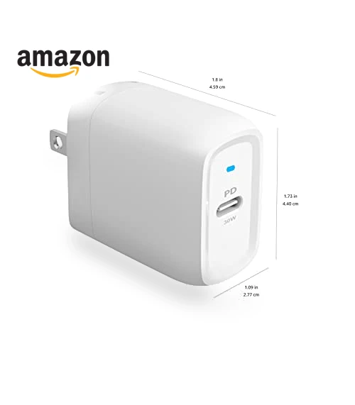 30W One-Port GaN USB-C Wall Charger — Chargers, Amazon Basics