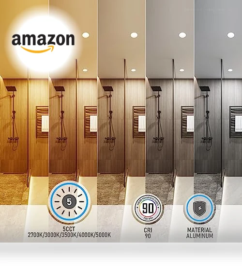 8-Pack 6 Inch Slim LED Recessed Lighting — Recessed Lighting, TORCHSTAR