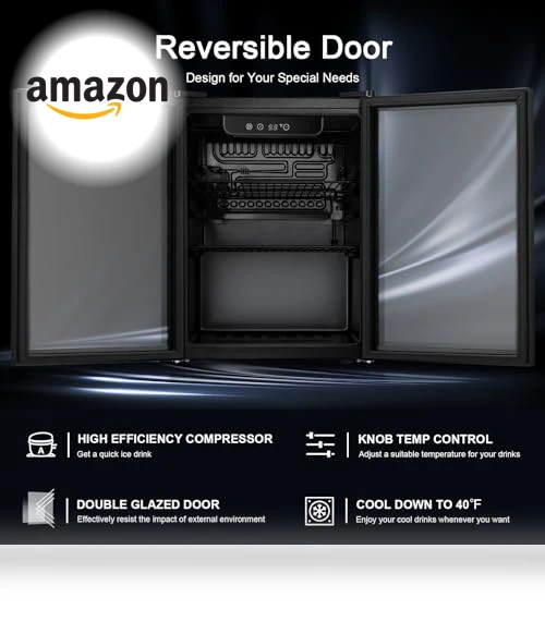 Beverage Refrigerator Cooler — Mini Fridges, Antarctic Star