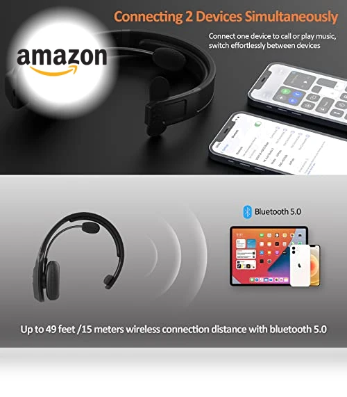 Bluetooth Headset with Microphone — Headsets, LEVN