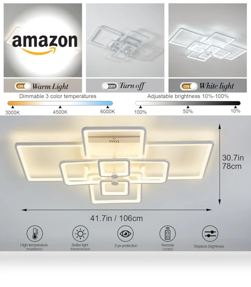 Modern LED Ceiling Light — Overhead Lighting, SITAFU