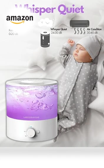 Sleek 2L Humidifier — Air Moisturizers, MEGAWISE