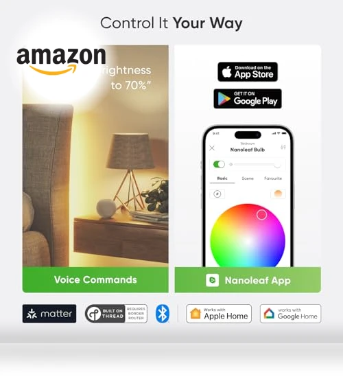 Smart Light Bulbs — LED, Nanoleaf