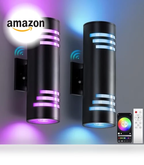 Smart Outdoor Wall Lights — Outdoor Security & Flood Lighting, KIZON
