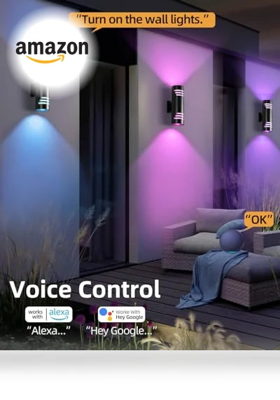Smart Outdoor Wall Lights — Outdoor Security & Flood Lighting, KIZON
