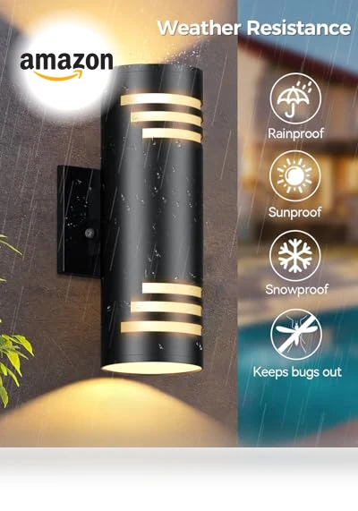 Smart Outdoor Wall Lights — Outdoor Security & Flood Lighting, KIZON