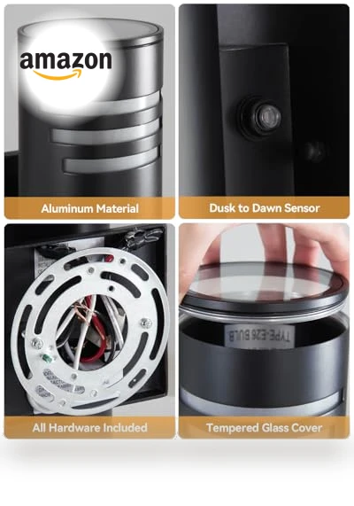 Smart Outdoor Wall Lights — Outdoor Security & Flood Lighting, KIZON