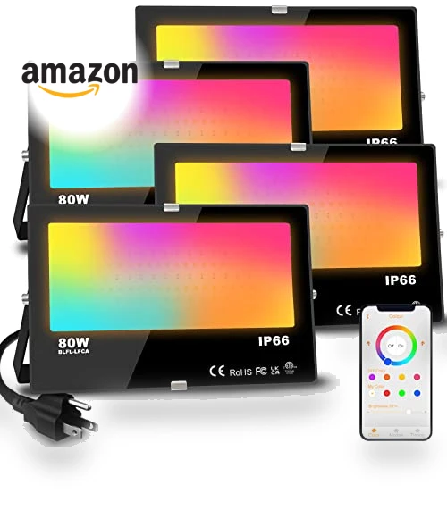 Smart RGB Landscape Lighting — Outdoor Security & Flood Lighting, MELPO