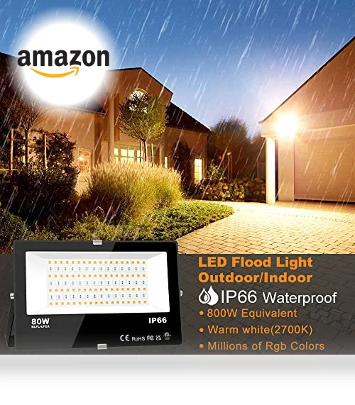 Smart RGB Landscape Lighting — Outdoor Security & Flood Lighting, MELPO