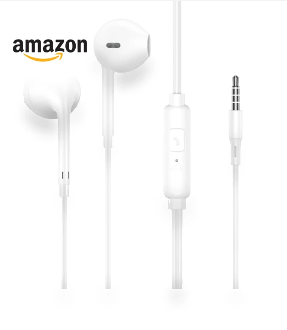 Wired Ear Buds with Built-in Remote — In-Ear Headphones, AJY