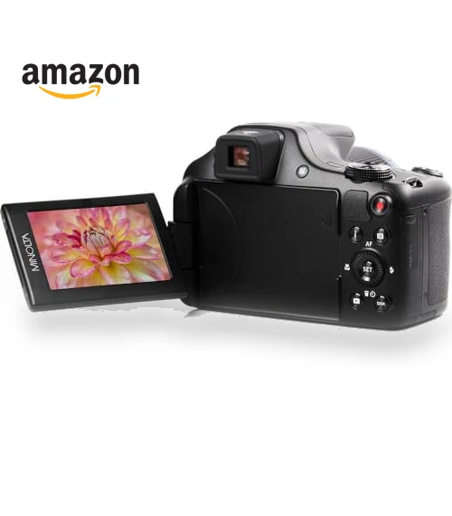 20 MP / 1080P FHD Bridge Digital Camera with 67x Optical Zoom — Professional DSLR Cameras, Minolta
