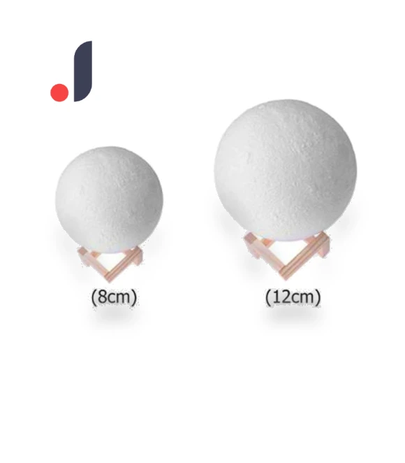 3D Printed Rechargeable Moon Lamp — Lighting, Zhou Yajin