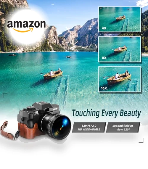 4K 48MP Vlogging Camera — Mirrorless Cameras, Monitech