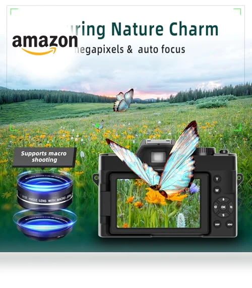 4K 48MP Vlogging Camera — Mirrorless Cameras, Monitech