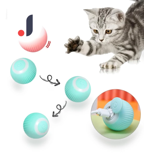 Automatic Rolling Cat Toy — Cat Playthings, Pawstrip