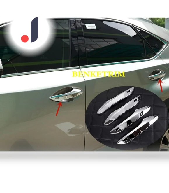 Chrome Door Handle Cover with Smart Keyhole — Chrome Trim & Accessories