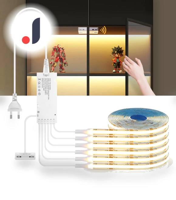 Double Door with Touch Control COB LED Strip — LED Strips, MALITAI