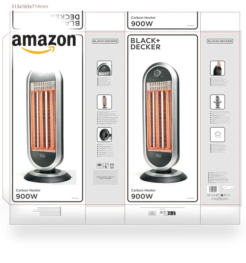 Floor Carbon Heater — Portable Heating Solutions, BLACK+DECKER
