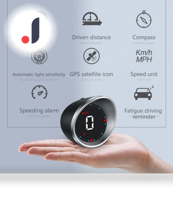 GPS HUD Speed and Mileage Smart Digital Meter — Navigation & GPS Accessories