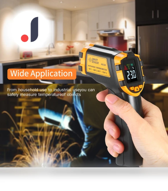 Mini Portable Handheld Digital Non-Contact IR Infrared Thermometer — Thermometers, Kkmoon