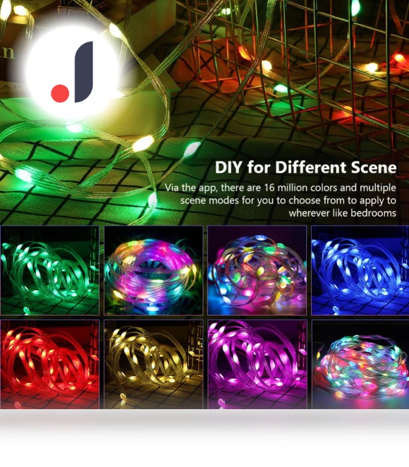 RGBIC Bluetooth LED String Lights — String Lights, YOCOLO