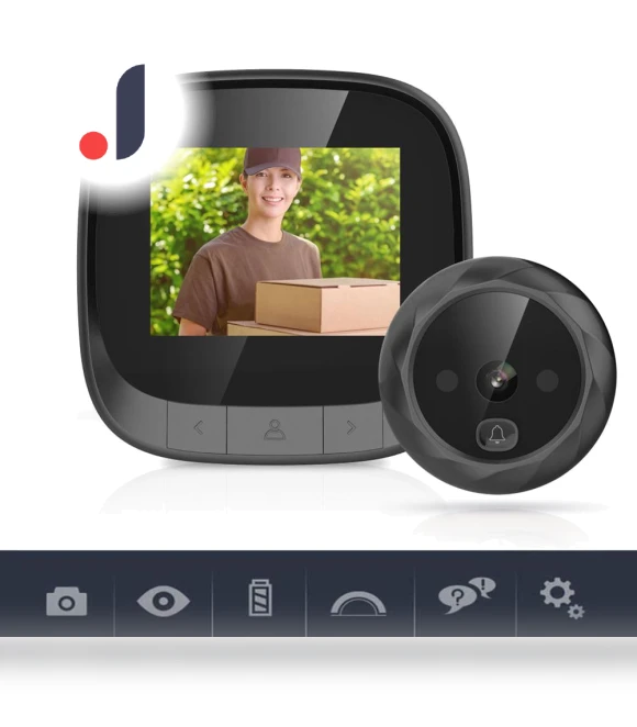 Smart Door Viewer Camera — Smart Home Security, Qichuanxin