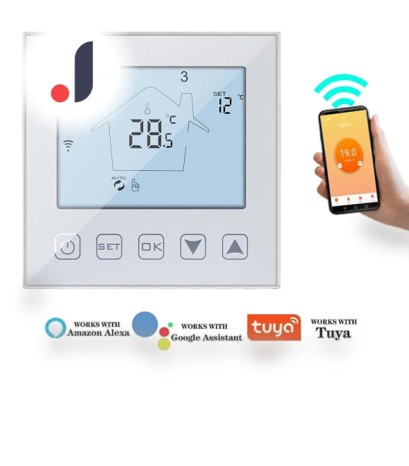 Smart Room Thermostat for Electric Floor Heating — Home Climate Control, Ketotek