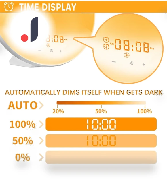 Smart Sunrise Alarm Clock — Alarms & Clocks