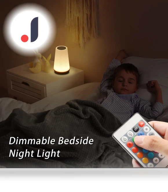 Touch Control Bedside Table with USB Charging — Nightstands, TOMTOP JMS