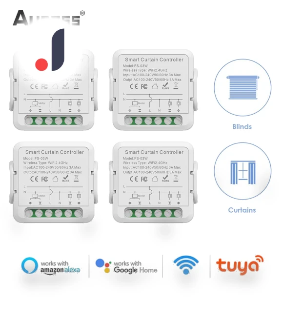 WiFi Curtains Switch — Smart Home Modules, YOCOLO