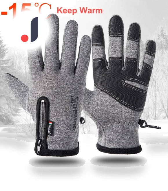 Winter Warm Motorcycle Gloves with Touch Screen — Gloves