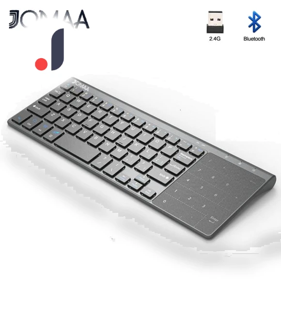 Slim 2.4G Wireless Keyboard with Touchpad — Keyboards, Bellatrix