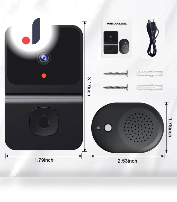 Smart Wi-Fi Video Doorbell — Smart Home Security, Jakemy