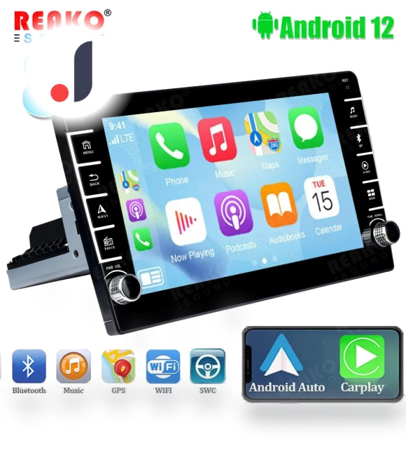 Universal 8-inch Android Multimedia Player with Touch Screen — Stereo Receivers, Reakosound