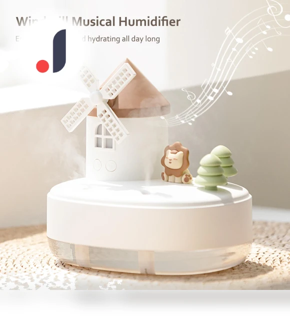 Windmill Humidifier with LED Light — Air Moisturizers, Essager Electronic
