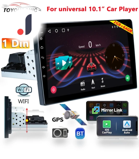 10-inch Touchscreen Car Stereo — Stereo Receivers, ToyousoniC