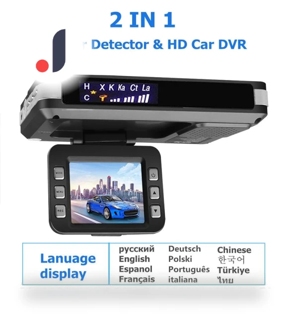 170-Degree Flow Radar Detector Car Dash Cam — Radar Detectors, Cars Auto Home