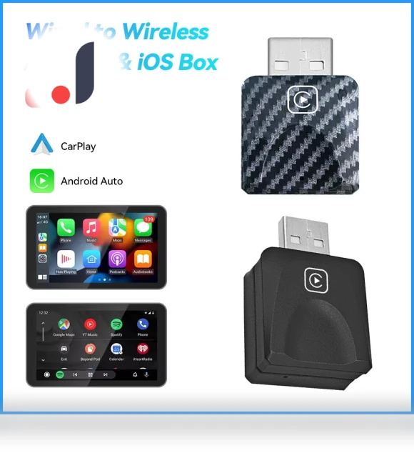 2 in 1 USB Wireless Carplay Adapter — Bluetooth, World Auto Parts