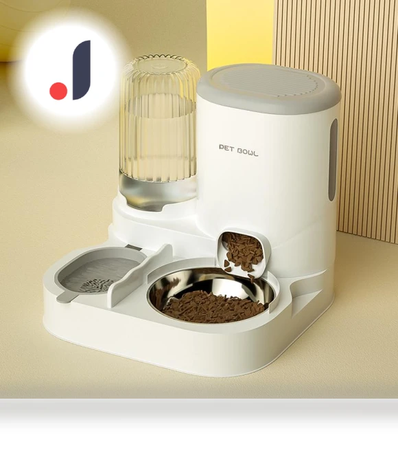 Automatic Feeder and Water Bowl — Feeding Supplies, AI Supermarket